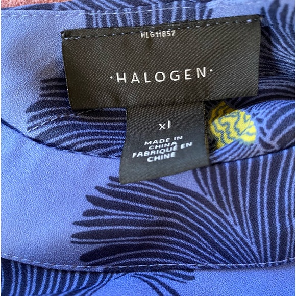 Halogen Scoop Neck, V Back Blouse - Picture 5 of 9